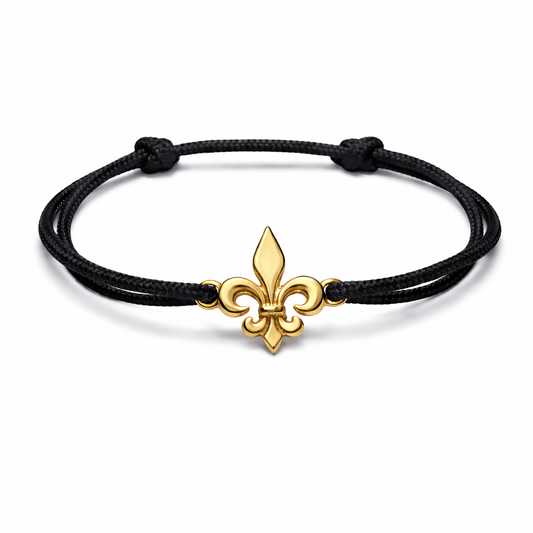 Fleur de Lys en Or Noir