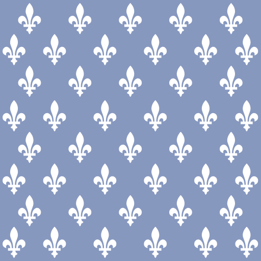 Fond fleur de lys bleu royal